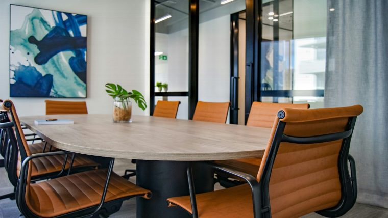 Interieur van Studiekamer in Oude Bibliotheek