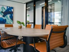 Interieur van Studiekamer in Oude Bibliotheek