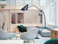 Interieur van Zaal in Buurthuis Kanaalkwartier